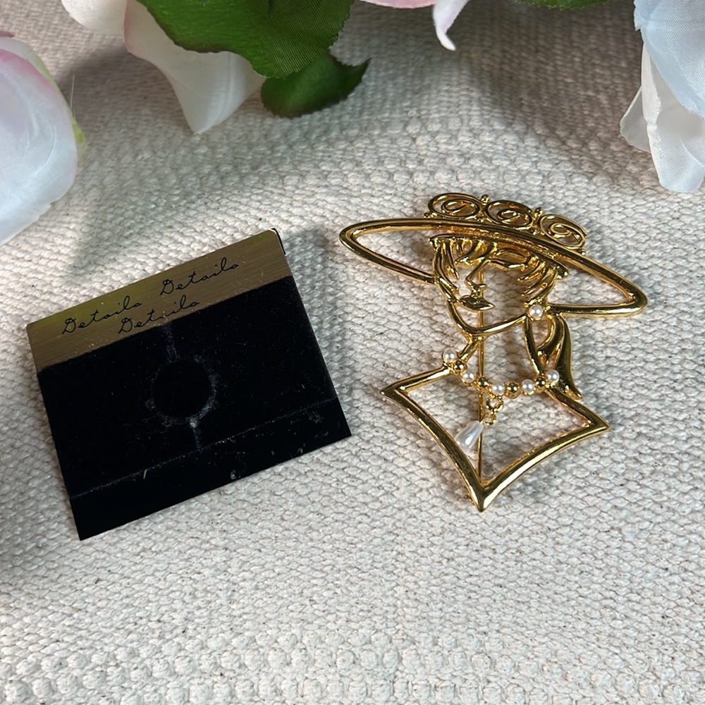 💫Elegant Gold and Pearl Women's Brooch - Picture 7 of 9